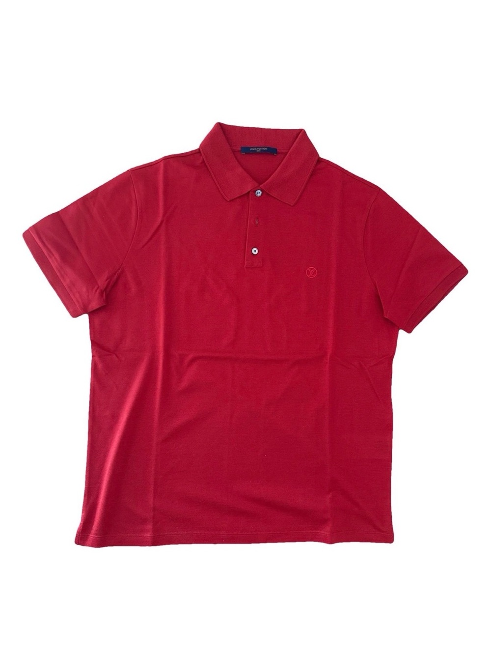Louis Vuitton Red Short-Sleeve Polo